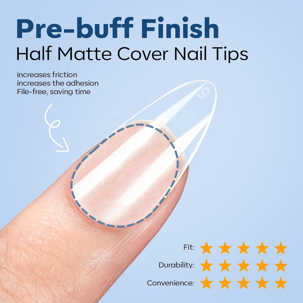 modelones nail file and included tools for blending tips smoothly