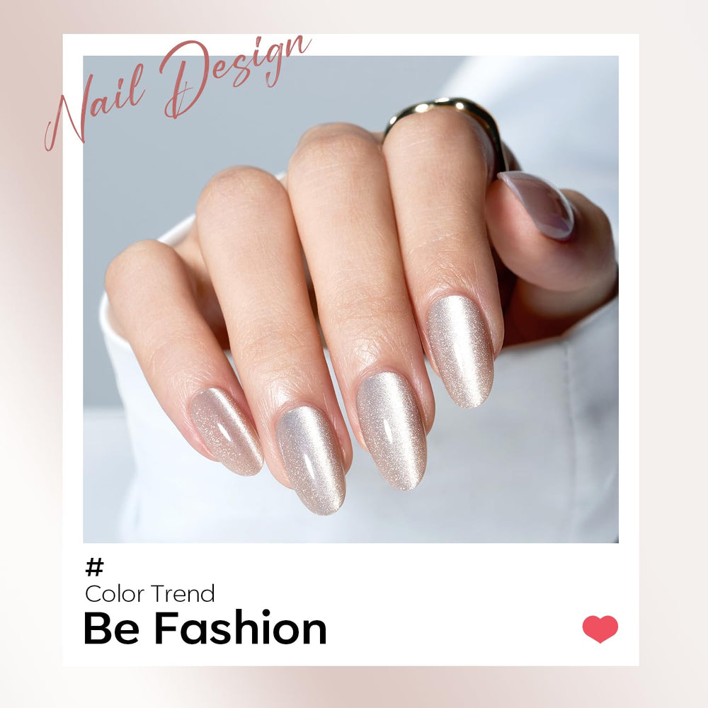 modelones worn on hands in lifestyle scene showing short almond nails and everyday practicality