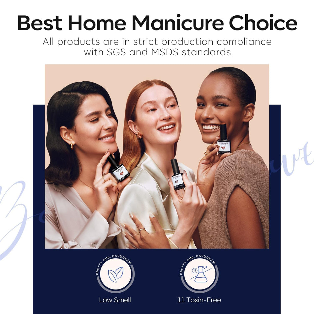 modelones navy gel used in accent nail art showcasing design versatility benefit