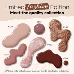 modelones hand swatch nude and burgundy showing color coordination benefit