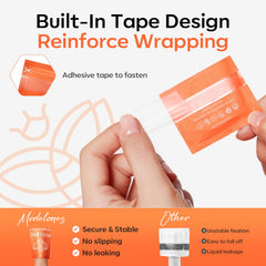 modelones opened sealed wipes arranged to show one-step application ease