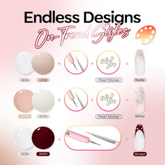 modelones pearl stickers detail for quick decorative accents and sparkle