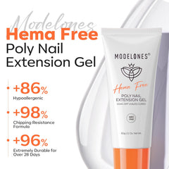 modelones poly gel close texture reveals smooth consistency for precise sculpting