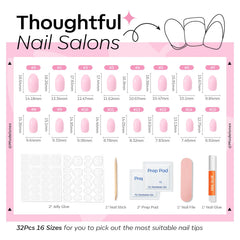 modelones press-ons worn on hands showing polished look
