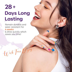 modelones purple gradient design illustrating blending capability and eye-catching contrast