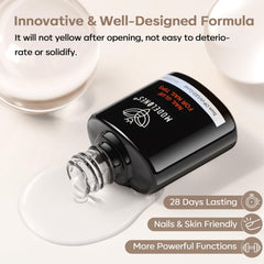 modelones securing rhinestone on nail to illustrate reliable decorative adhesion