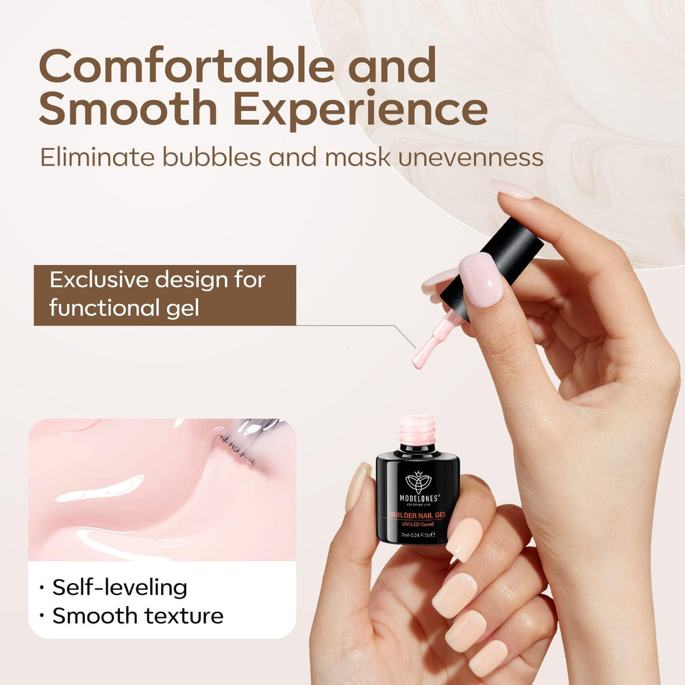 modelones lifestyle salon scene with neutral manicure suitable for events