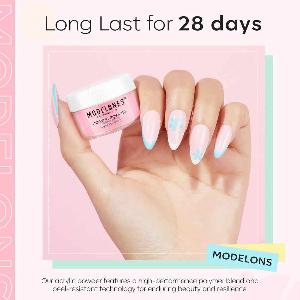 modelones 10g jar in hand conveying compact size and travel-friendly benefit