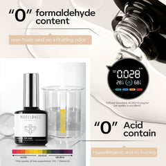 modelones hand holding 15ml bottle showing true size and travel-friendly benefit