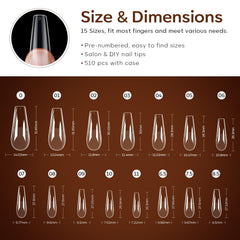 modelones tip next to ruler showing scale for accurate length benefit