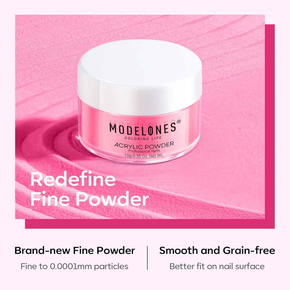 Modelones jar in hand illustrating 10g size and multiple-use benefit