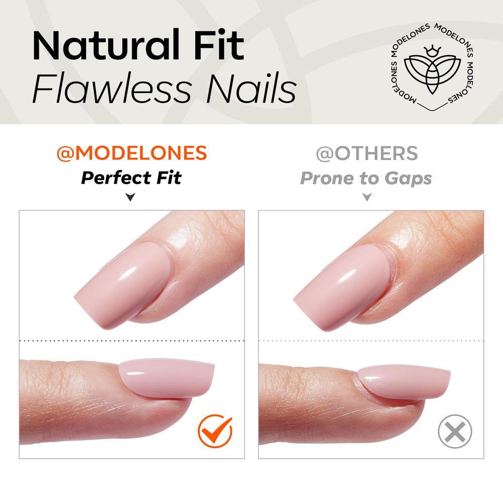 modelones scale comparison with finger demonstrating full-cover size options