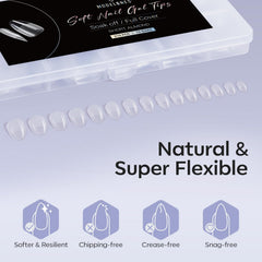 modelones tips beside fingers to show size options and fit