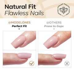 modelones scale comparison on hand showing extra short length for everyday practicality