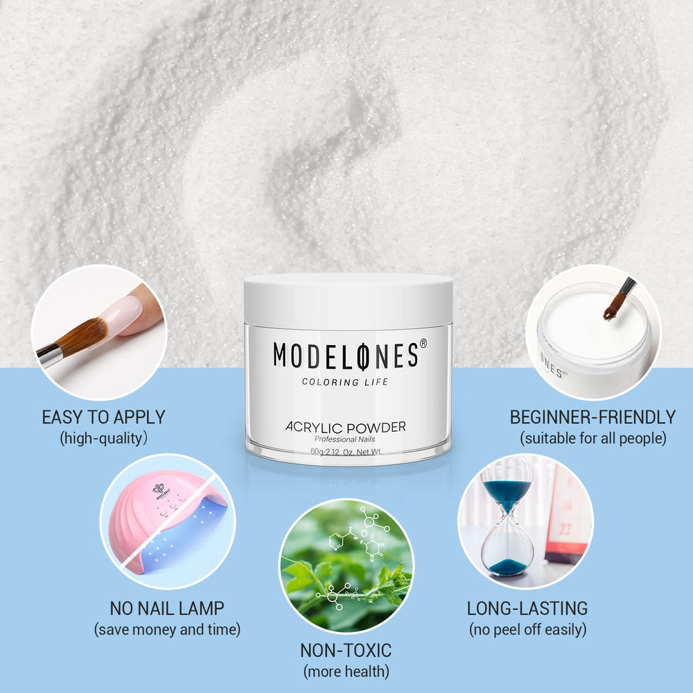 modelones sculpted nail extension example showing strength and defined shape