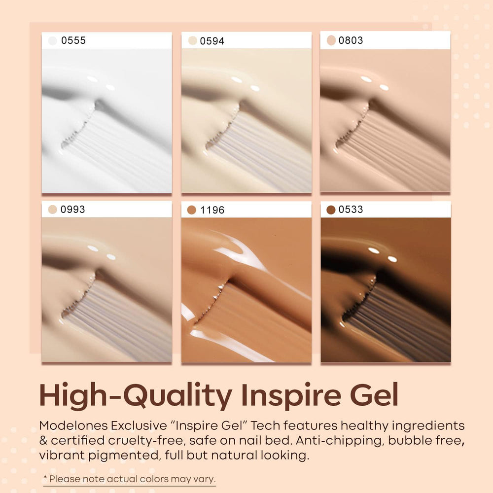 modelones separate shade swatches on sticks to compare tones quickly