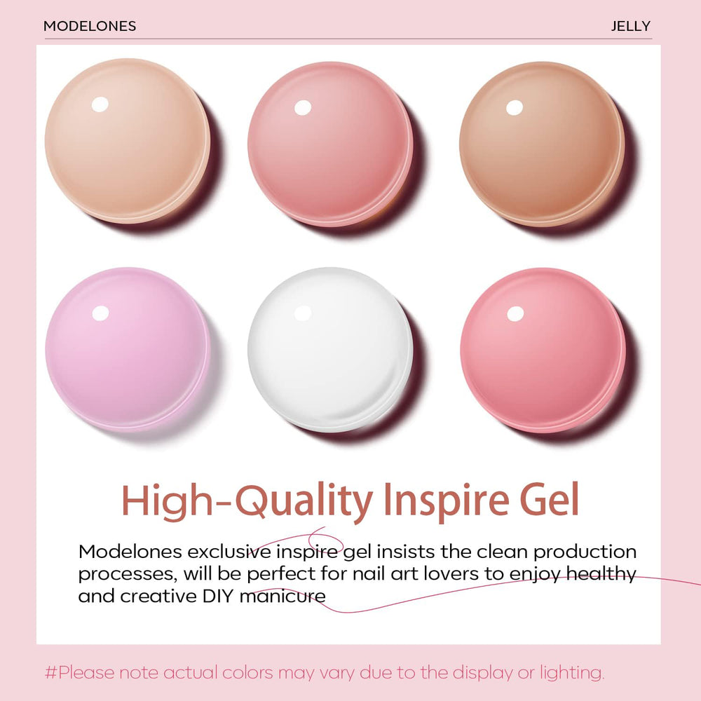 modelones sheer pink swatch on hand showing soft, buildable color benefit