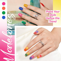 modelones single hot pink bottle highlighting bright color payoff