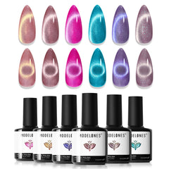 modelones six colors arranged flatlay showing complementary shades for mix-and-match looks