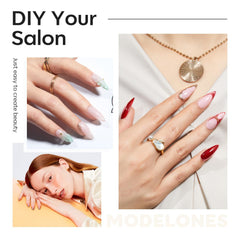 modelones display of 15 sizes fanned out to show variety and easy selection