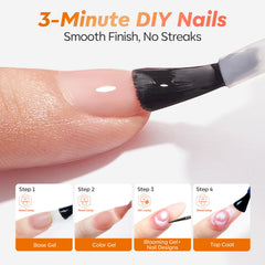 modelones scale with hand to show 15ml bottle size and portability