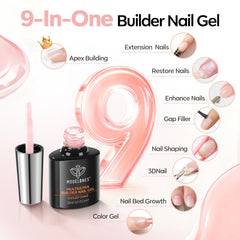 modelones soft pink on model hands lifestyle photo showing salon-grade results benefit