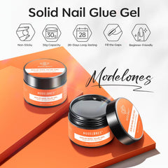 modelones solid gel close-up texture highlighting non-sticky application