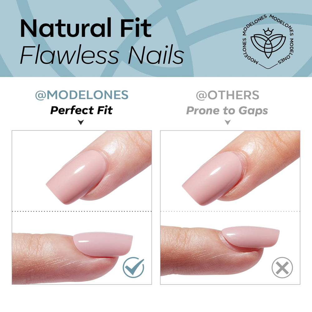Modelones double-sided file and cuticle stick for precise fit and prep