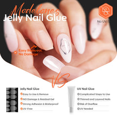 modelones array of tab sizes displayed to match different nail widths