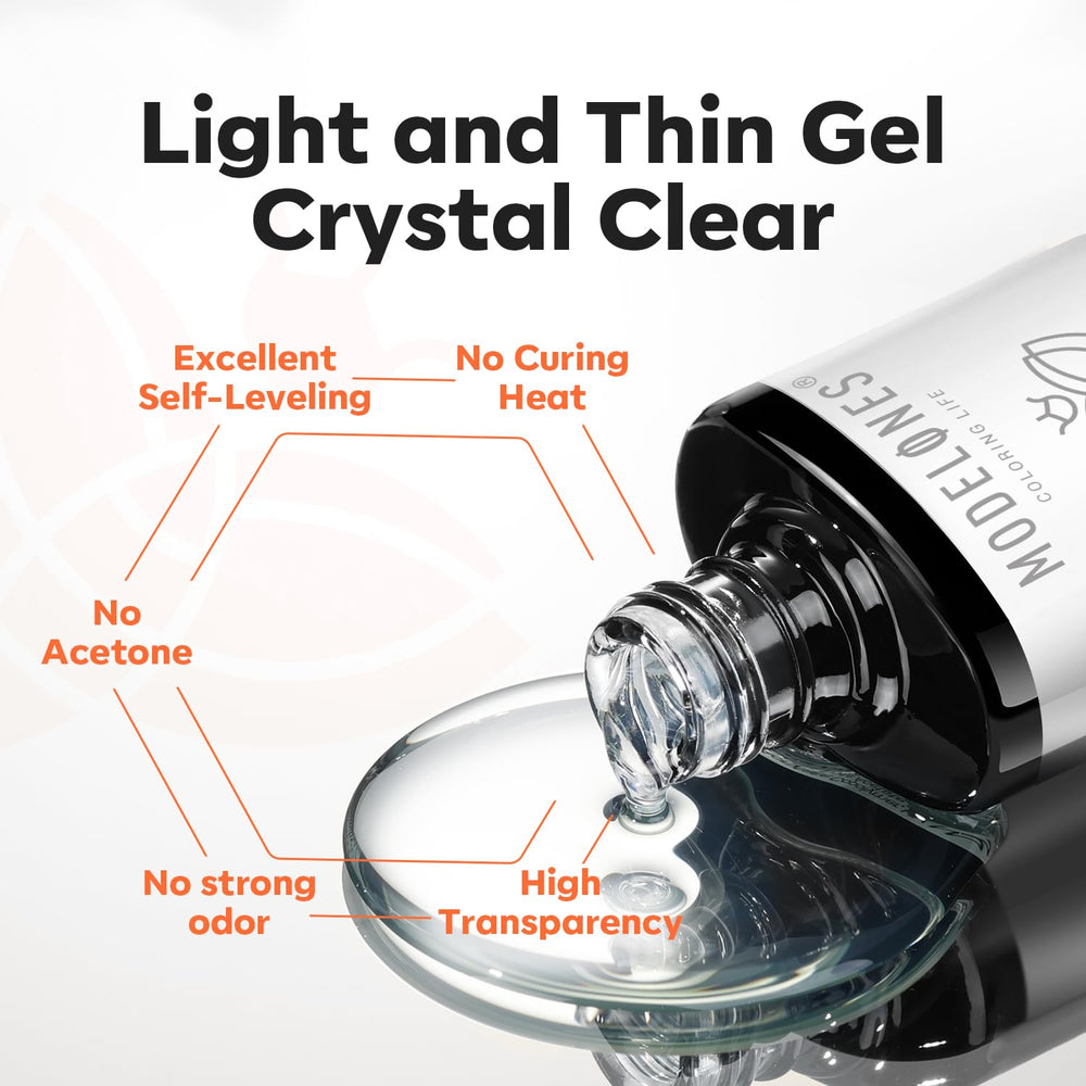 modelones dried layer texture illustrating flexible peelable film that protects nails