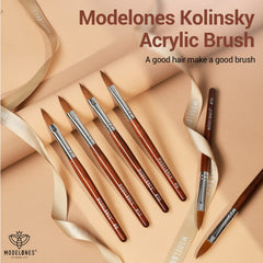 Modelones bristle texture showing superior powder and liquid absorption