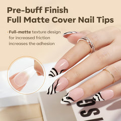 modelones thin back edge detail fits tight to cuticle for seamless look