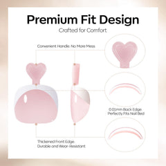 modelones press-on toenails worn with sandals showing a polished pedicure benefit