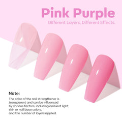 modelones applied on a toenail showing nail strengthening polish usable for toes benefit
