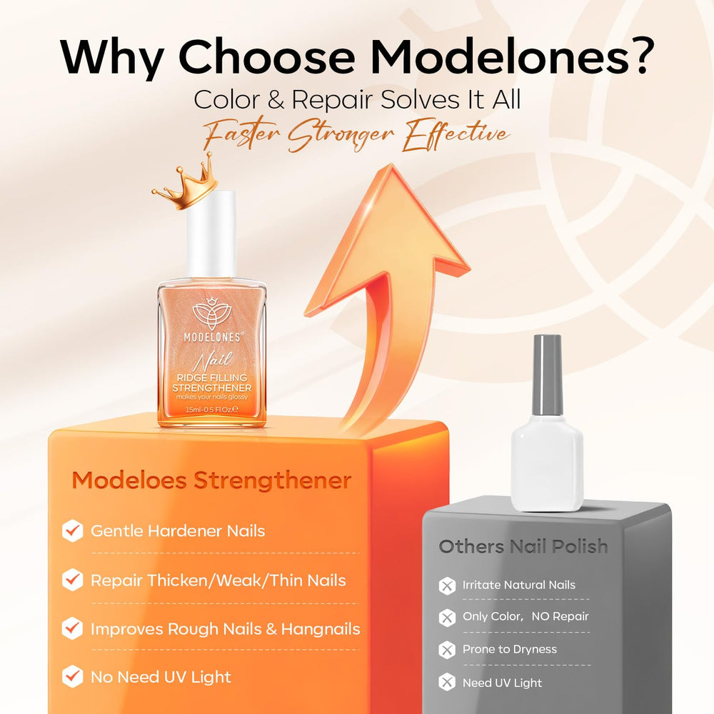 modelones on toenail in casual setting showing even coverage and concealment benefit