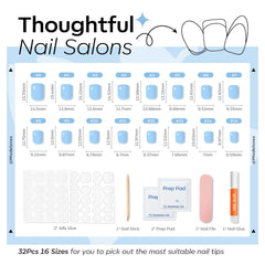 modelones mini file and cuticle stick showing neat finishing