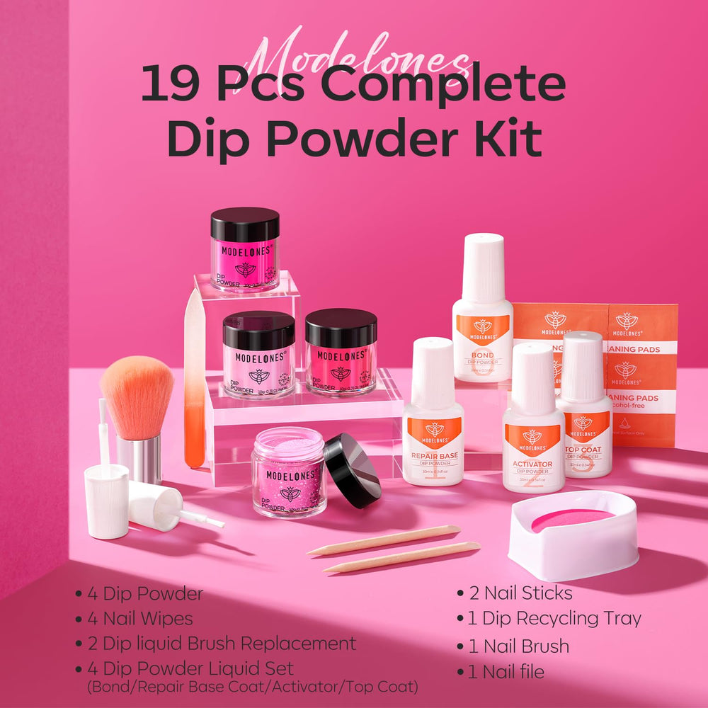 modelones tools layout including brush file tray and sticks for beginner convenience