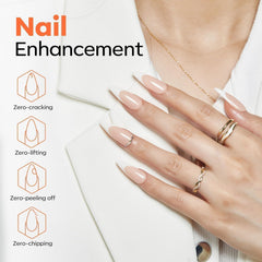 modelones top coat on nail delivering mirror-like high-gloss benefit