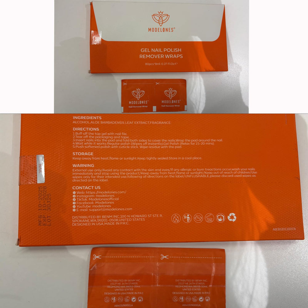 modelones travel pouch with wipes illustrating on-the-go polish fixes
