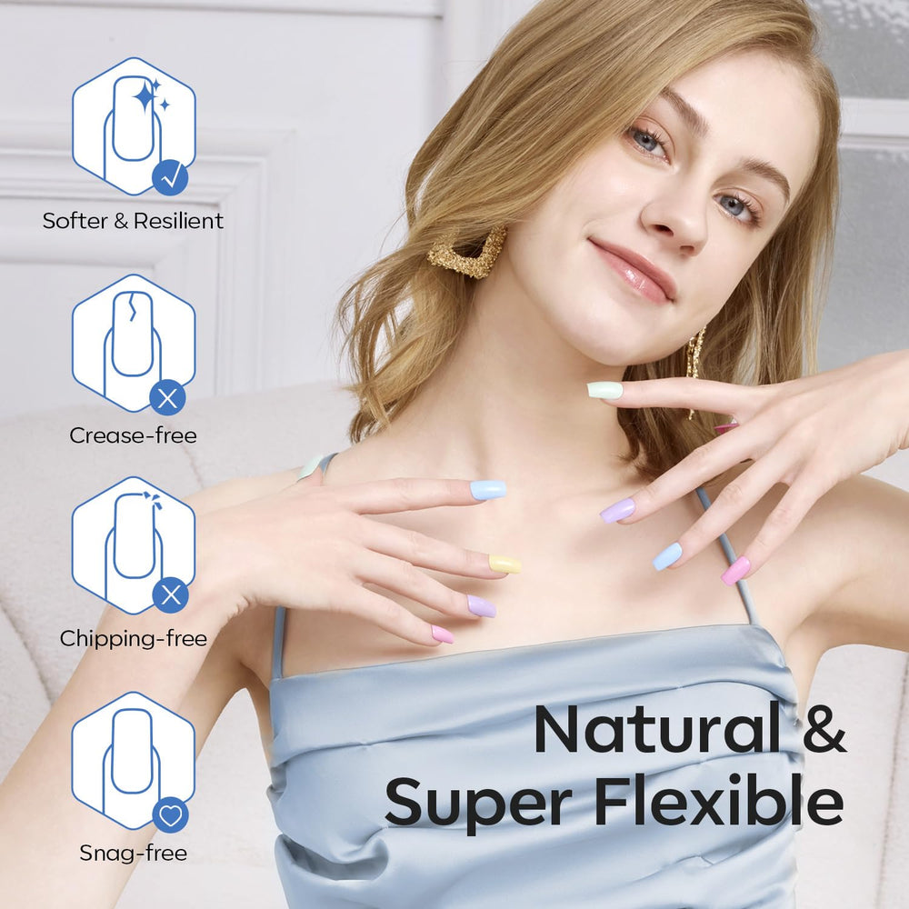 modelones applying builder gel to a tip for durable extension