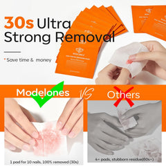 modelones full 7x7 cm wipe laid flat highlighting large coverage