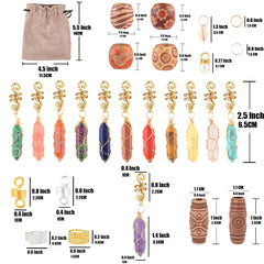 Modpion wooden and shell beads detail showing texture for natural-looking styles