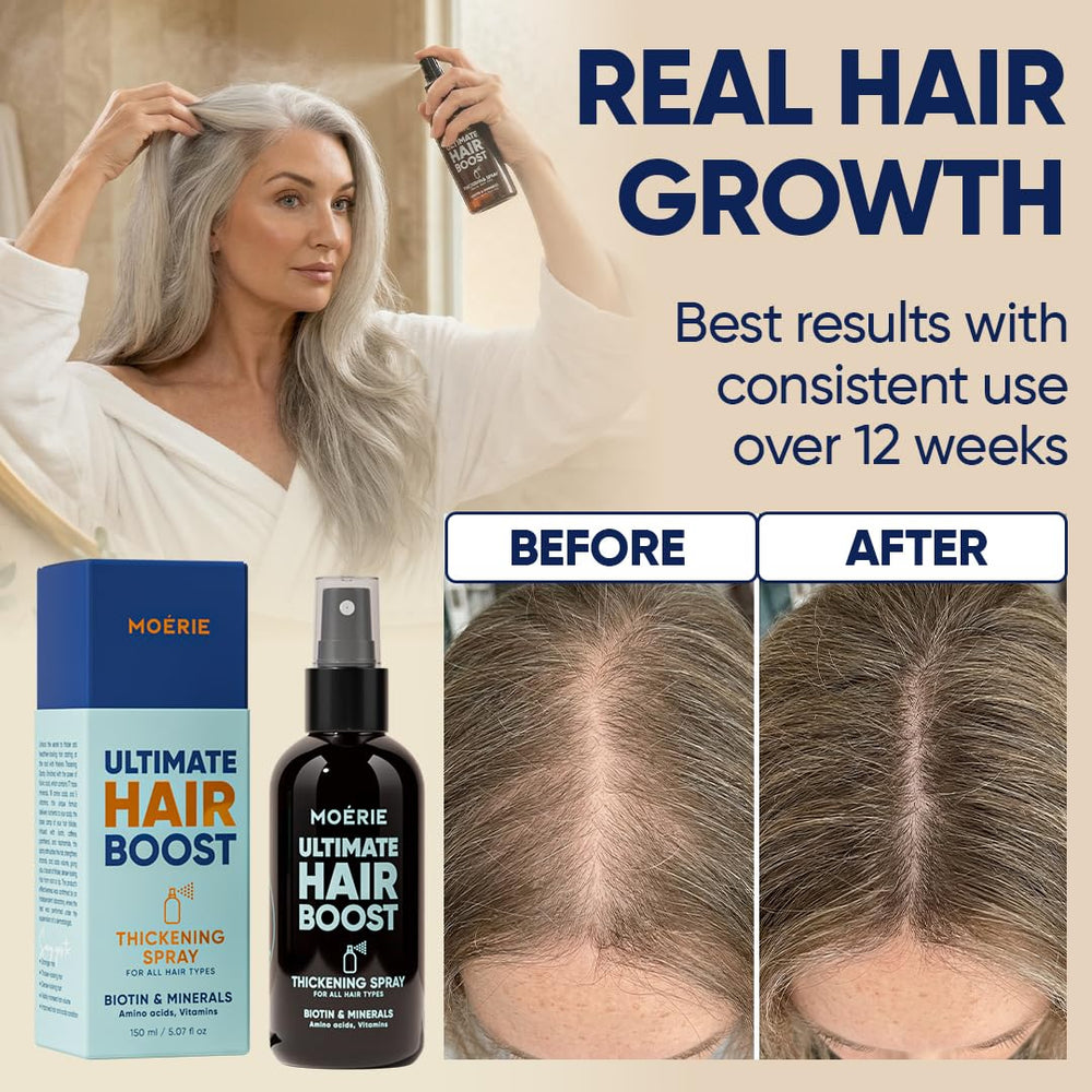 Moerie serum texture on palm illustrating lightweight, non-greasy consistency