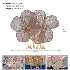 MOESUYUM comb styled with veil to enhance bridal appearance and complement accessories