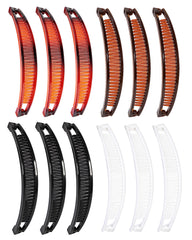 MoHern front view of twelve banana clips pack showing variety and convenience