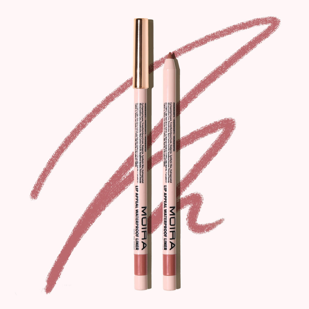 Moira Lip Appeal Dolly front packaging showing slim pencil and shade for precise application