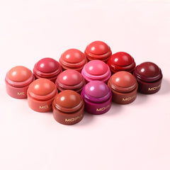 Moira blended cheek close-up showing dewy natural finish and radiance
