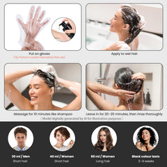 Mokasakiso styled hair in lifestyle shot showing healthy shiny finish