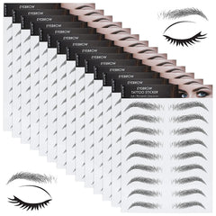 Molain two style sheets laid flat showing selectable brow shapes