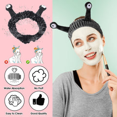 Molain model wearing headband during facial shows secure non-slip hold